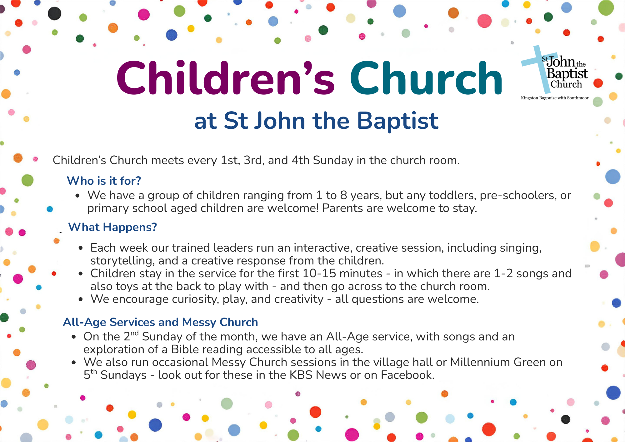 Bright A5 Flyer for Children's