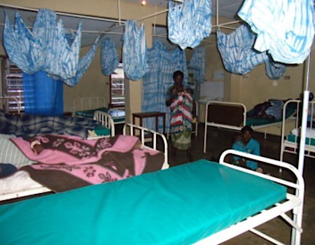 Inside hospital